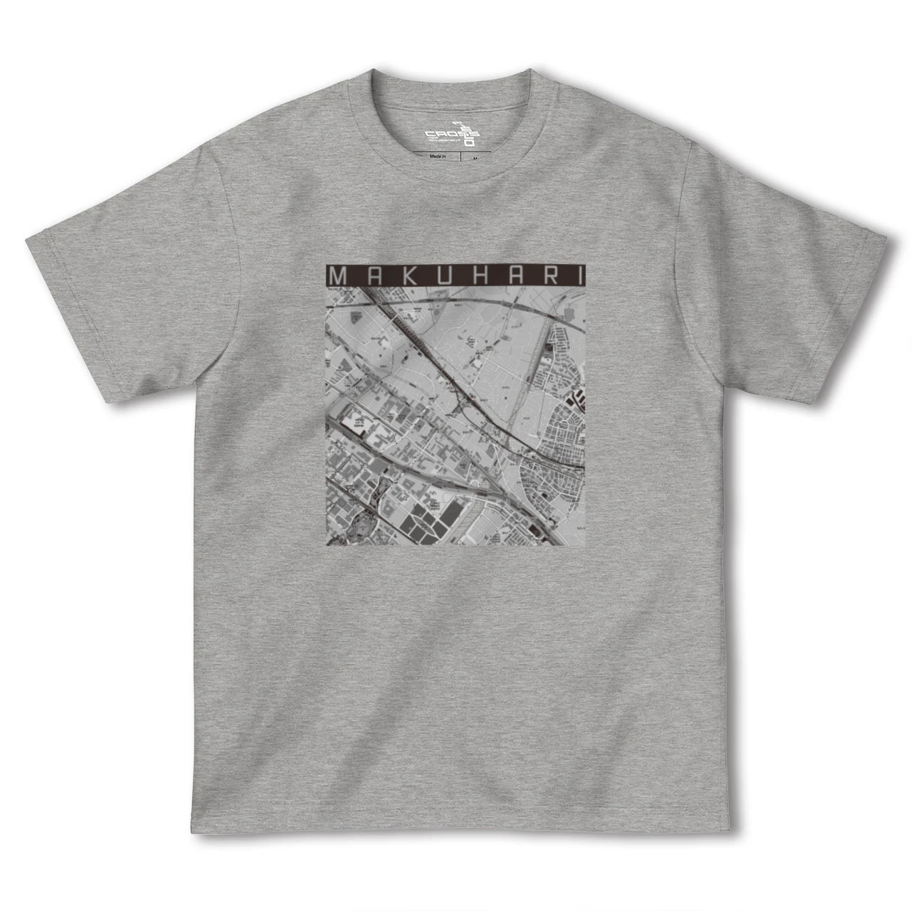 【幕張(千葉県)】地図柄ヘビーウェイトTシャツ
