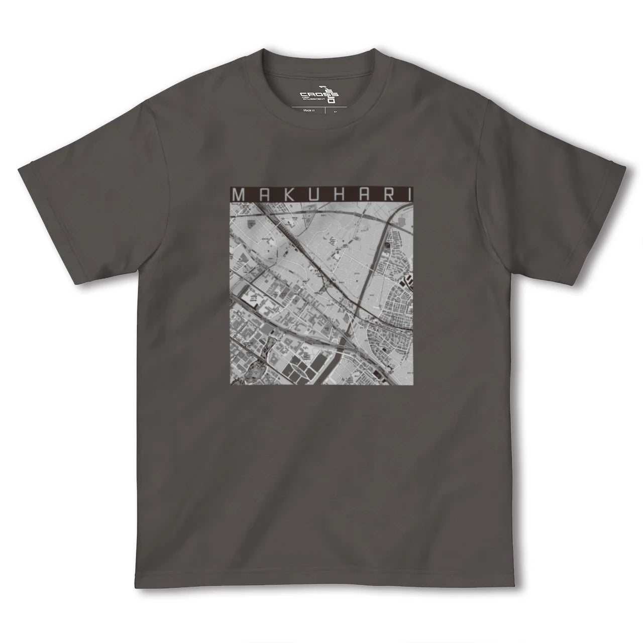 【幕張(千葉県)】地図柄ヘビーウェイトTシャツ