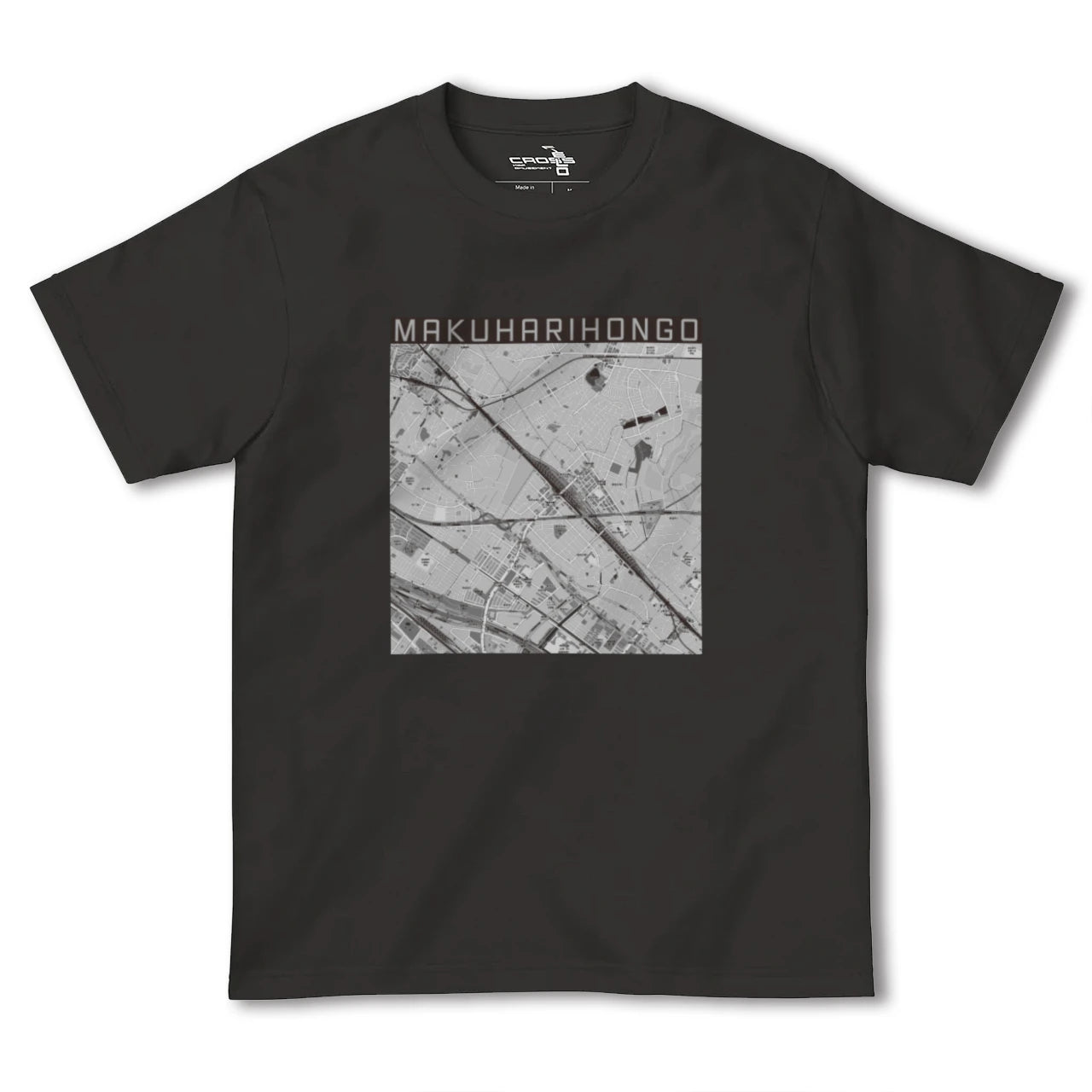 【幕張本郷(千葉県)】地図柄ヘビーウェイトTシャツ