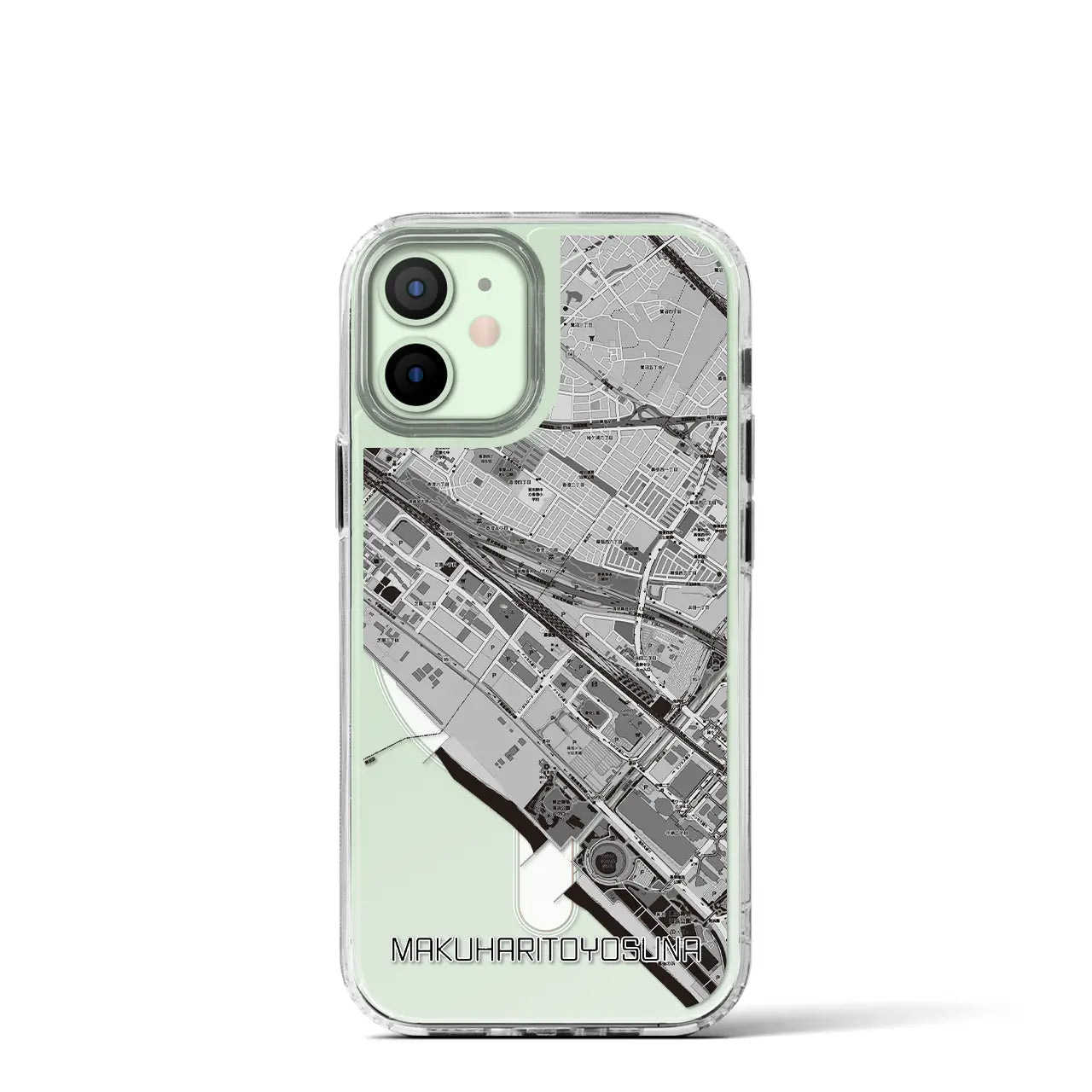 【幕張豊砂(千葉県)】地図柄iPhoneケース(MagSafeタイプ)