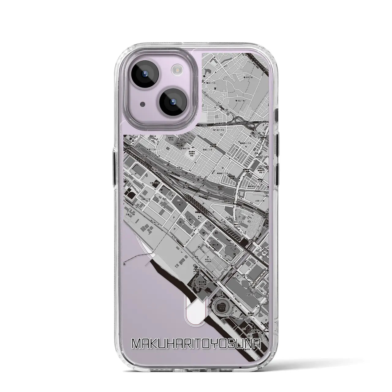 【幕張豊砂(千葉県)】地図柄iPhoneケース(MagSafeタイプ)