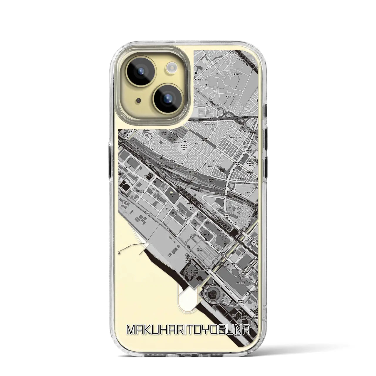【幕張豊砂(千葉県)】地図柄iPhoneケース(MagSafeタイプ)
