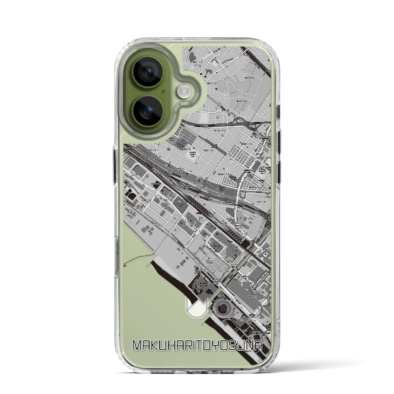 【幕張豊砂(千葉県)】地図柄iPhoneケース(MagSafeタイプ)