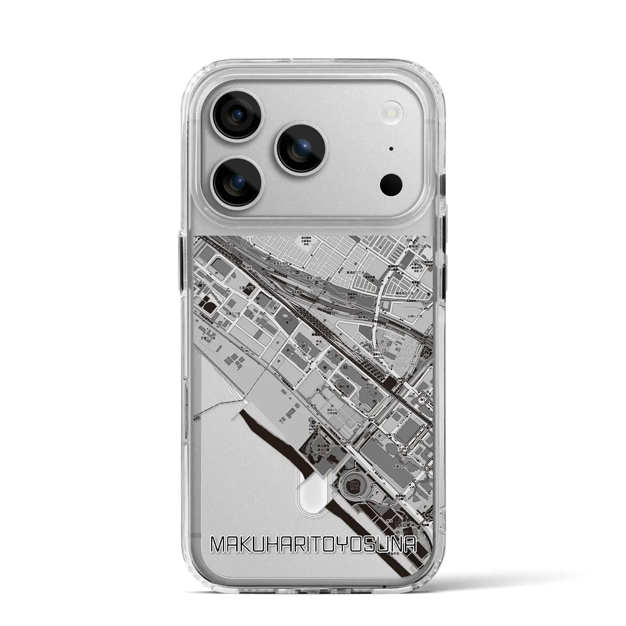 【幕張豊砂(千葉県)】地図柄iPhoneケース(MagSafeタイプ)