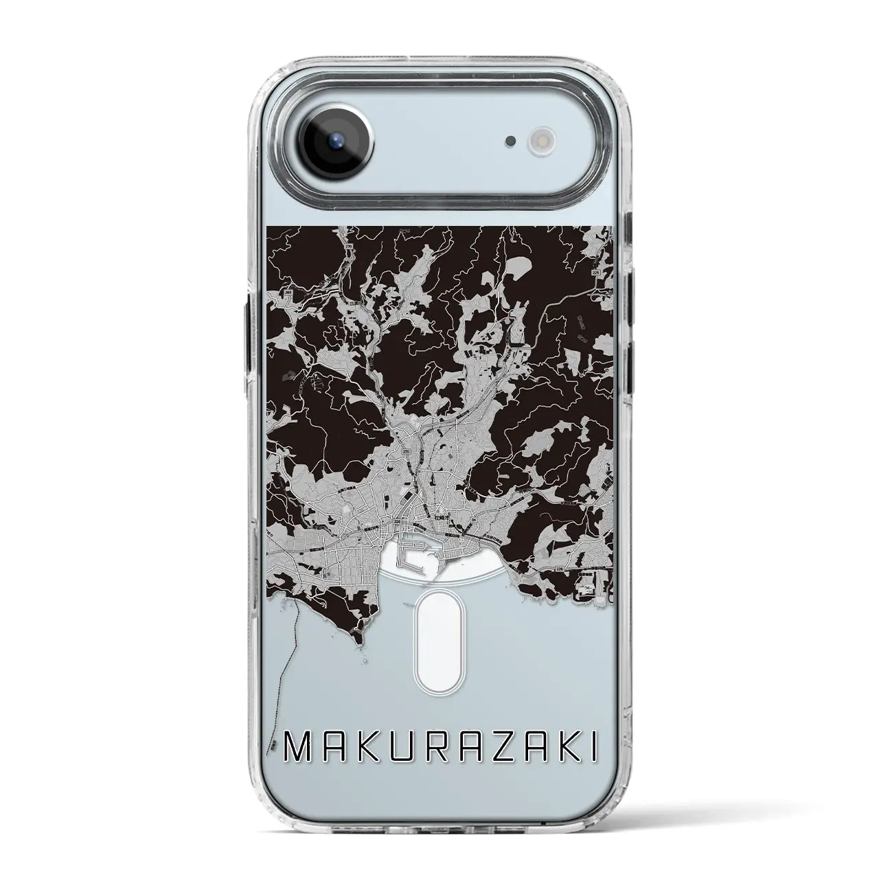 【枕崎(鹿児島県)】地図柄iPhoneケース(MagSafeタイプ)