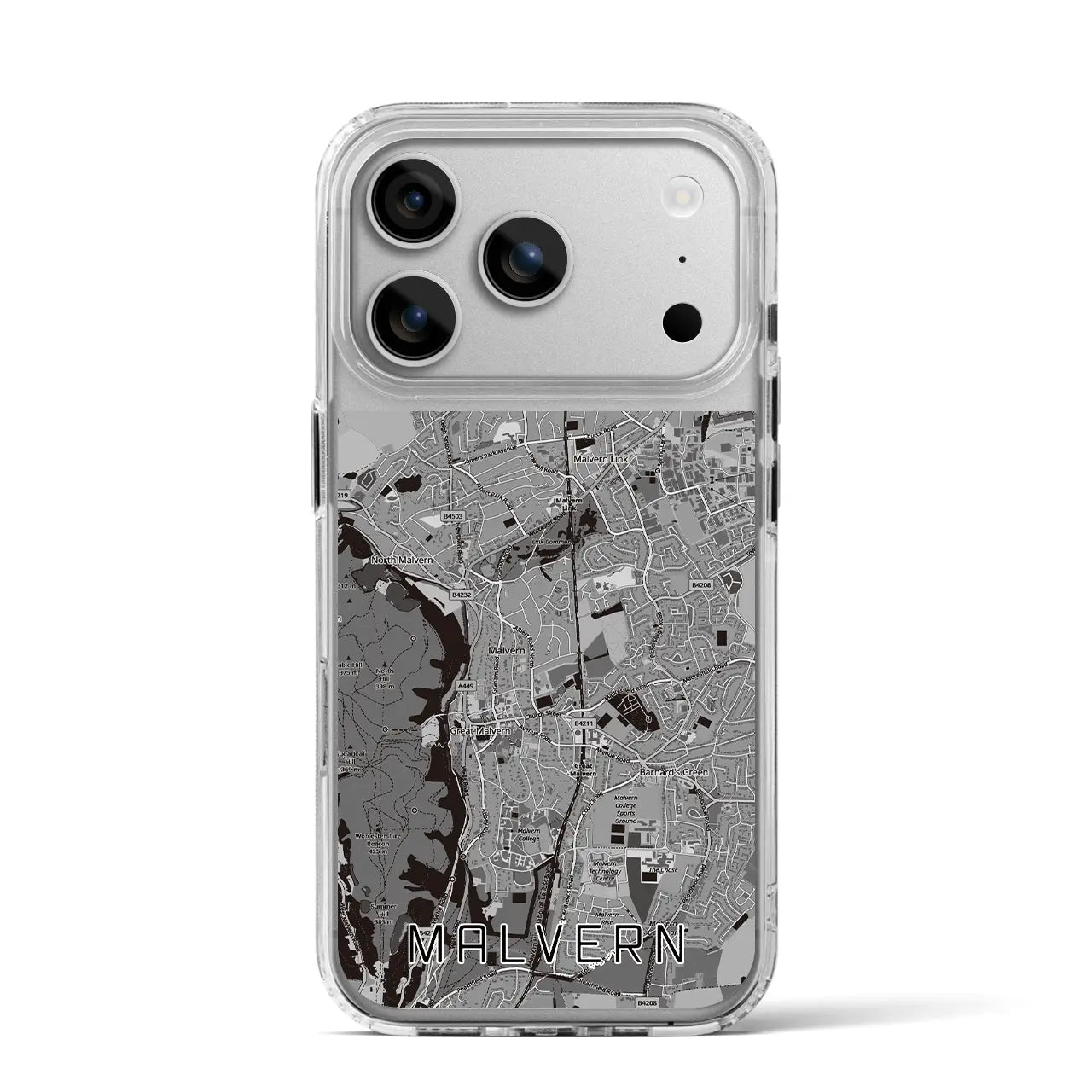 【マルバーン(イギリス)】地図柄iPhoneケース(MagSafeタイプ)