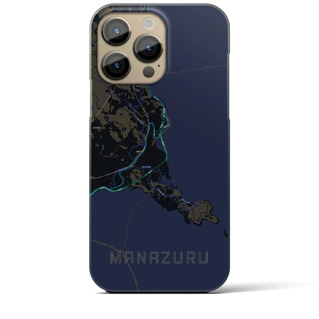 【真鶴(神奈川県)】地図柄iPhoneケース(バックカバータイプ)