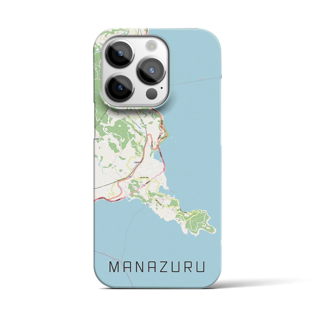 【真鶴(神奈川県)】地図柄iPhoneケース(バックカバータイプ)