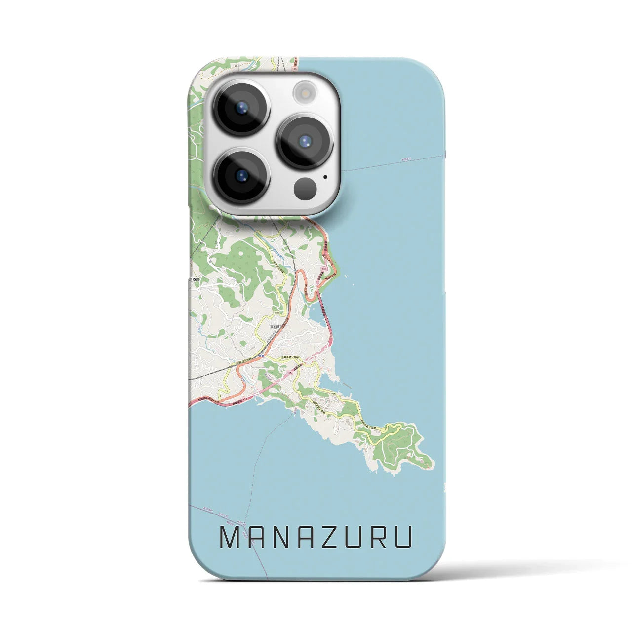 【真鶴(神奈川県)】地図柄iPhoneケース(バックカバータイプ)