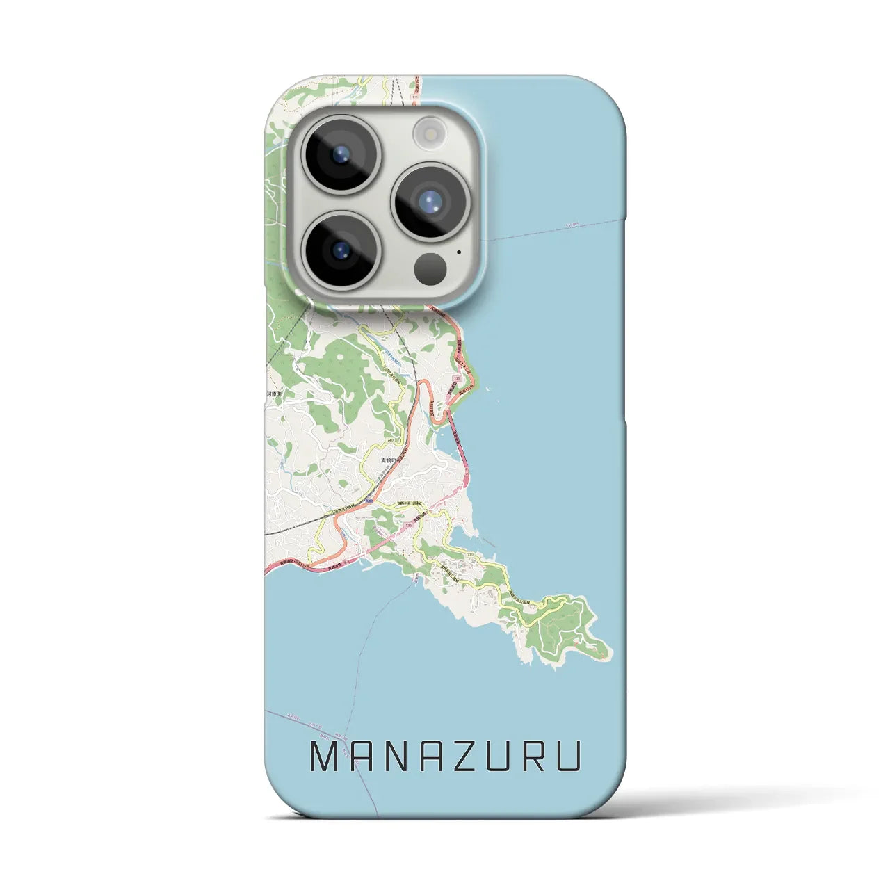 【真鶴(神奈川県)】地図柄iPhoneケース(バックカバータイプ)