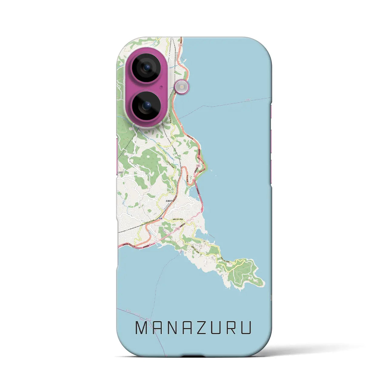 【真鶴(神奈川県)】地図柄iPhoneケース(バックカバータイプ)