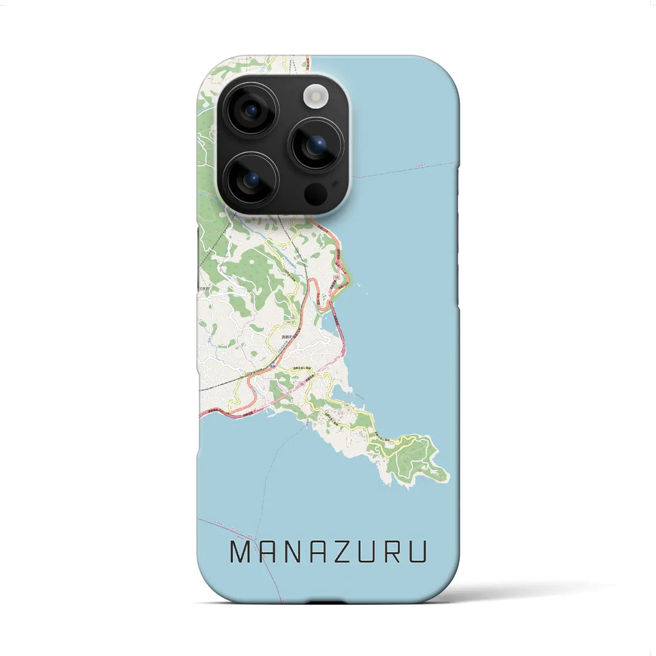 【真鶴(神奈川県)】地図柄iPhoneケース(バックカバータイプ)