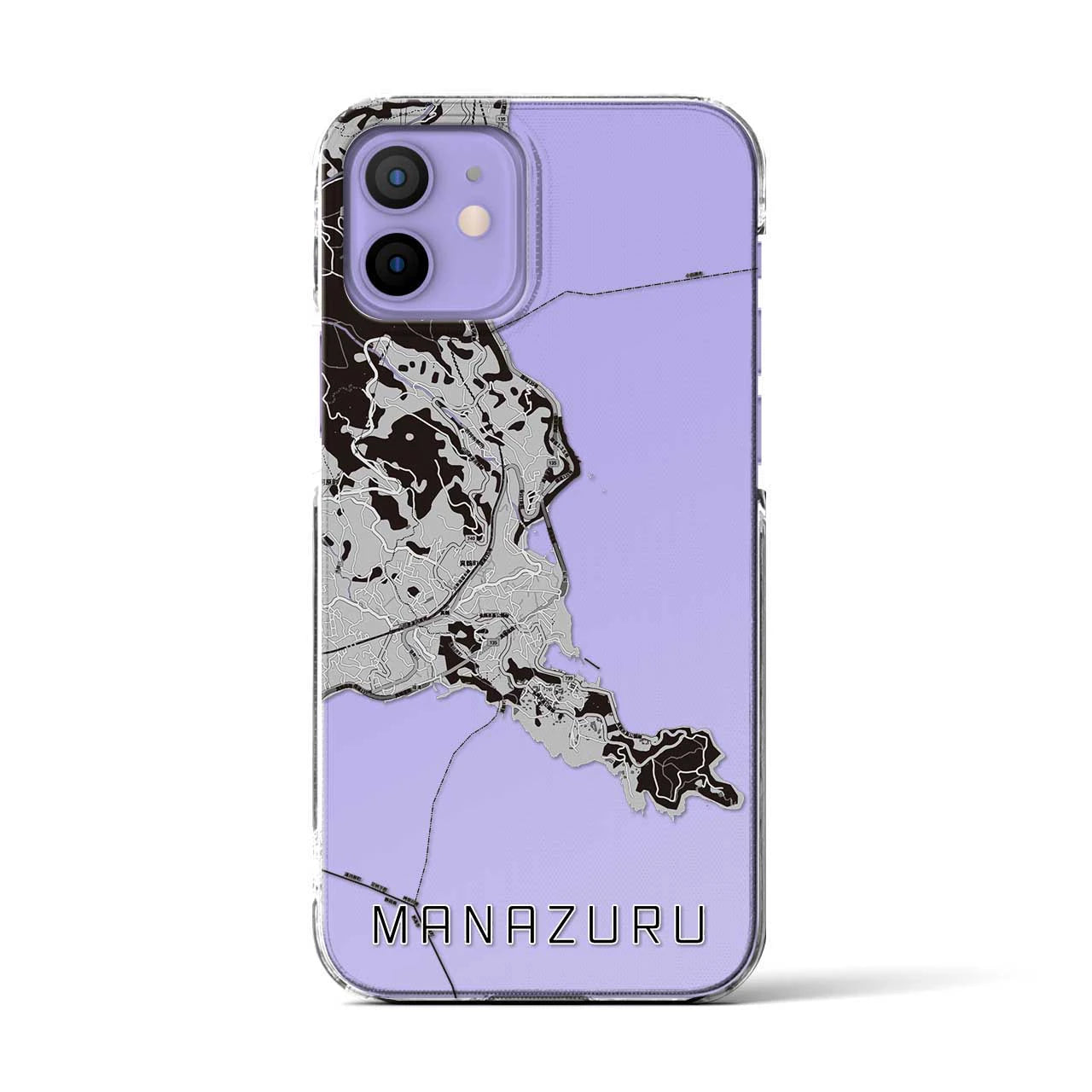 【真鶴(神奈川県)】地図柄iPhoneケース(クリアタイプ)