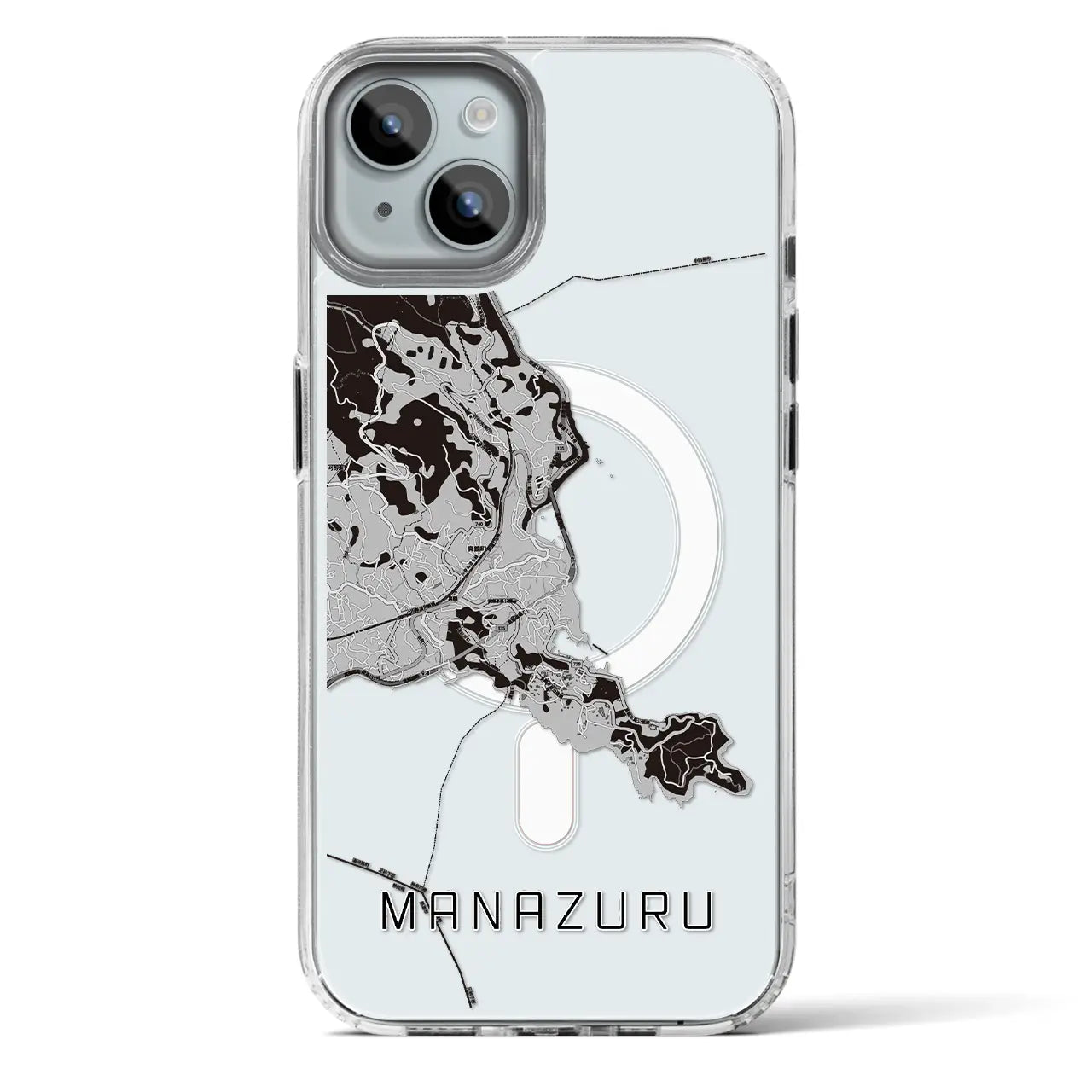 【真鶴(神奈川県)】地図柄iPhoneケース(MagSafeタイプ)