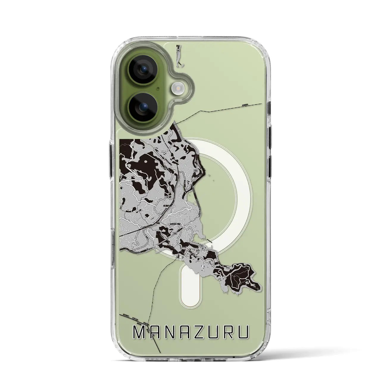 【真鶴(神奈川県)】地図柄iPhoneケース(MagSafeタイプ)