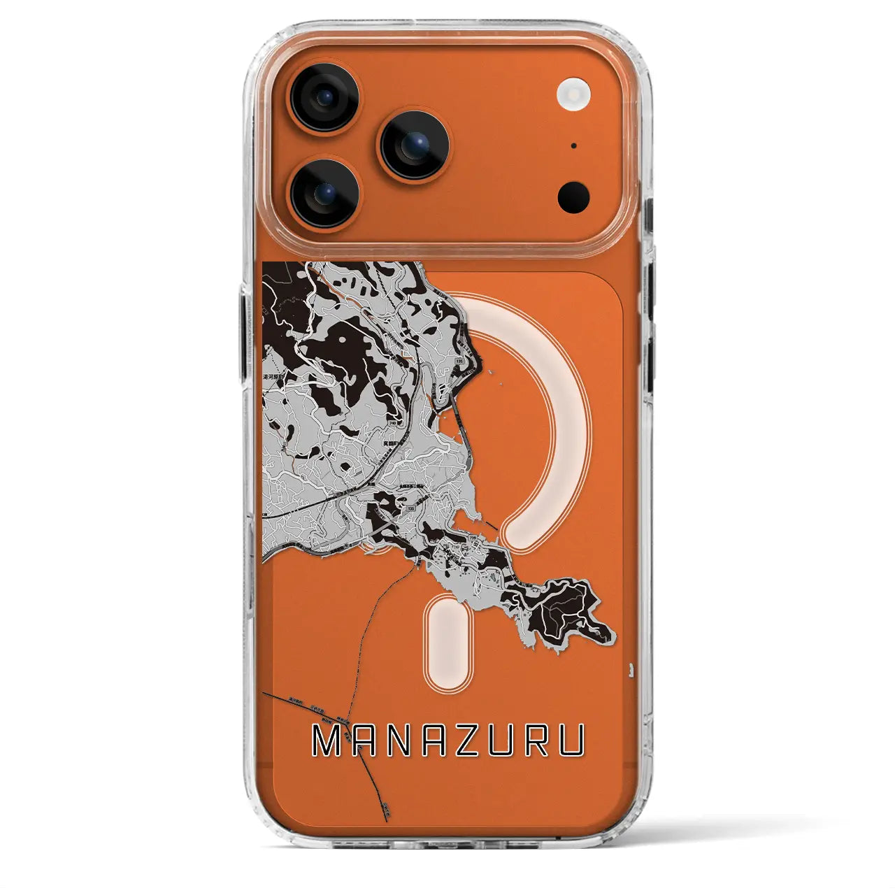 【真鶴(神奈川県)】地図柄iPhoneケース(MagSafeタイプ)