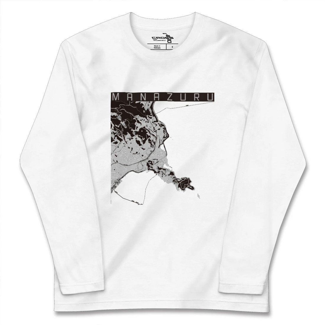 【真鶴(神奈川県)】地図柄ロングスリーブTシャツ