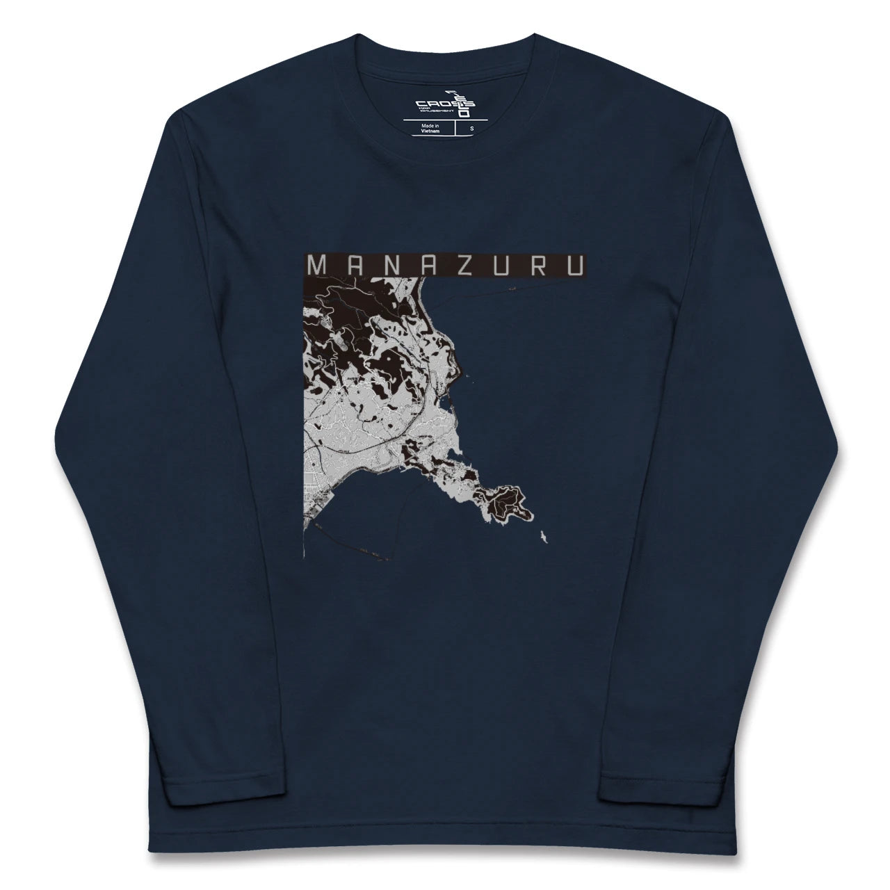 【真鶴(神奈川県)】地図柄ロングスリーブTシャツ
