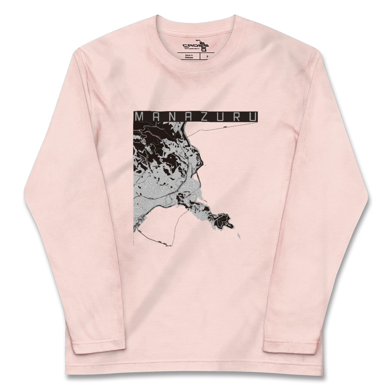 【真鶴(神奈川県)】地図柄ロングスリーブTシャツ