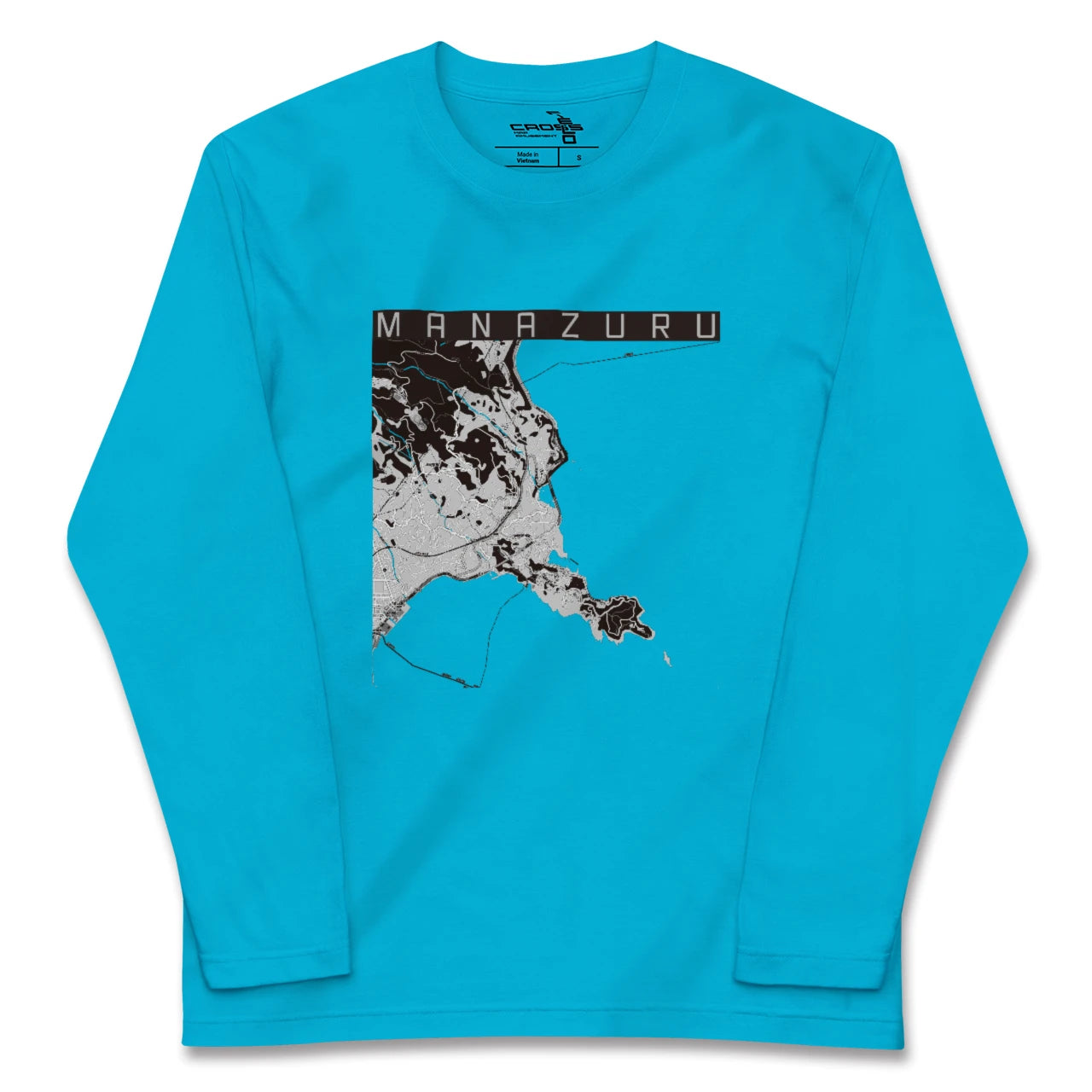 【真鶴(神奈川県)】地図柄ロングスリーブTシャツ
