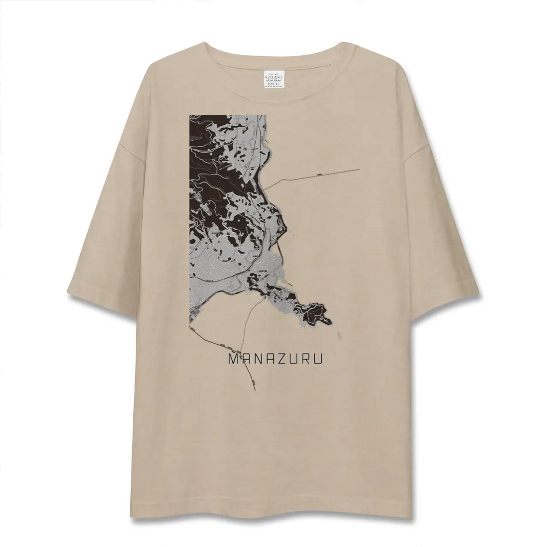 【真鶴(神奈川県)】地図柄ビッグシルエットTシャツ