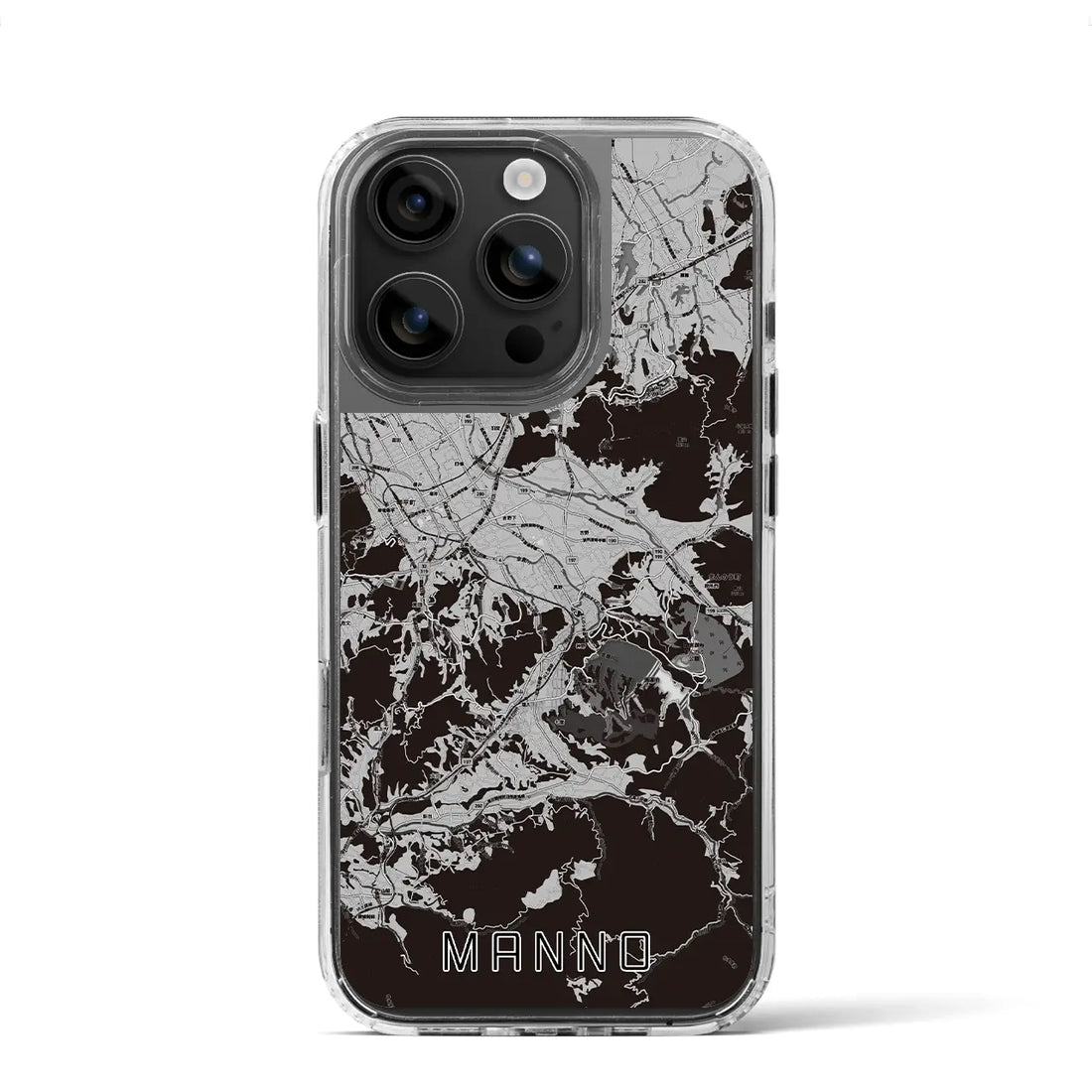 【まんのう(香川県)】地図柄iPhoneケース(MagSafeタイプ)