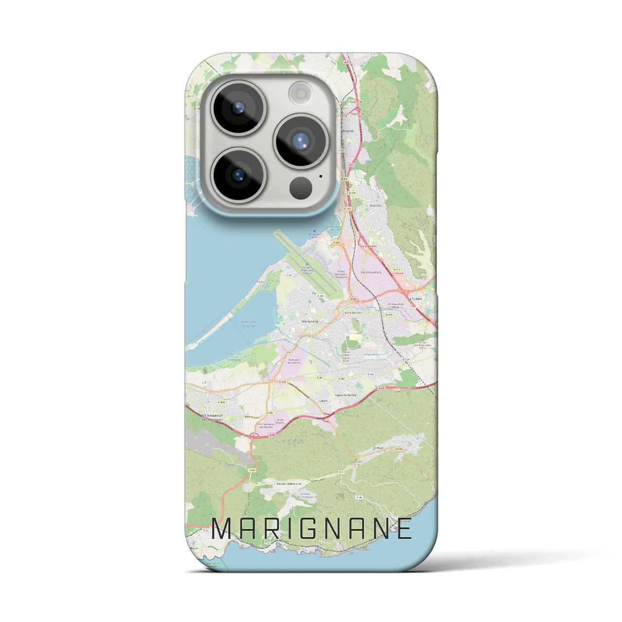 【マリニャーヌ(フランス)】地図柄iPhoneケース(バックカバータイプ)