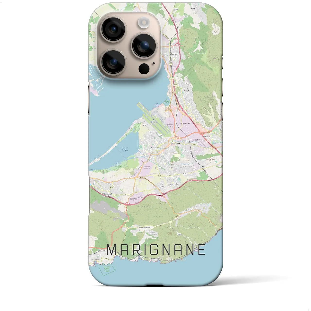 【マリニャーヌ(フランス)】地図柄iPhoneケース(バックカバータイプ)