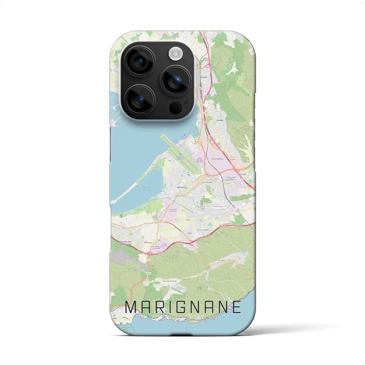 【マリニャーヌ(フランス)】地図柄iPhoneケース(バックカバータイプ)