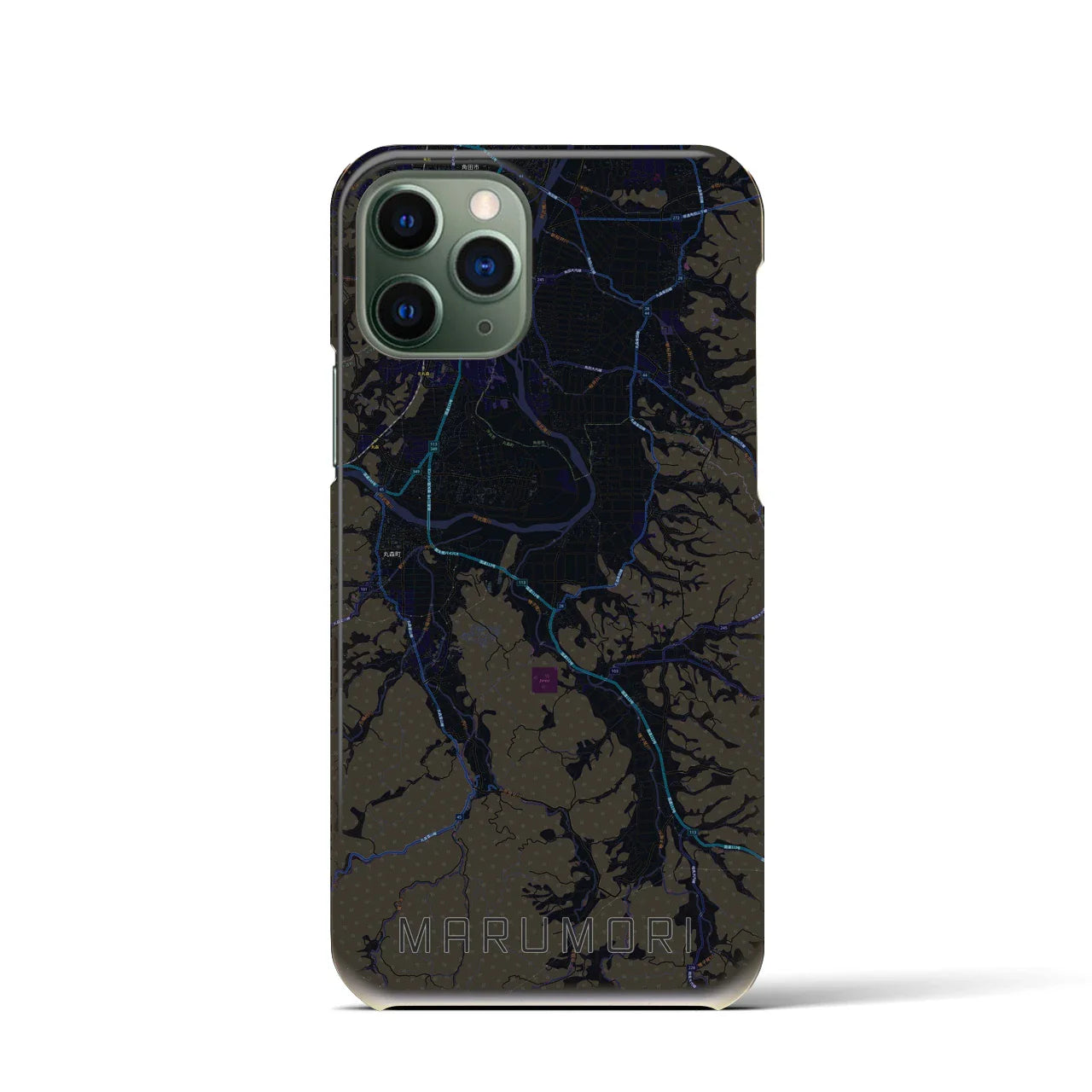 【丸森(宮城県)】地図柄iPhoneケース(バックカバータイプ)