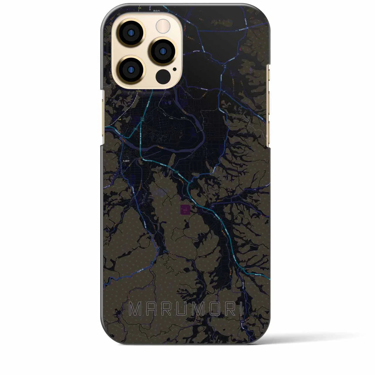 【丸森(宮城県)】地図柄iPhoneケース(バックカバータイプ)