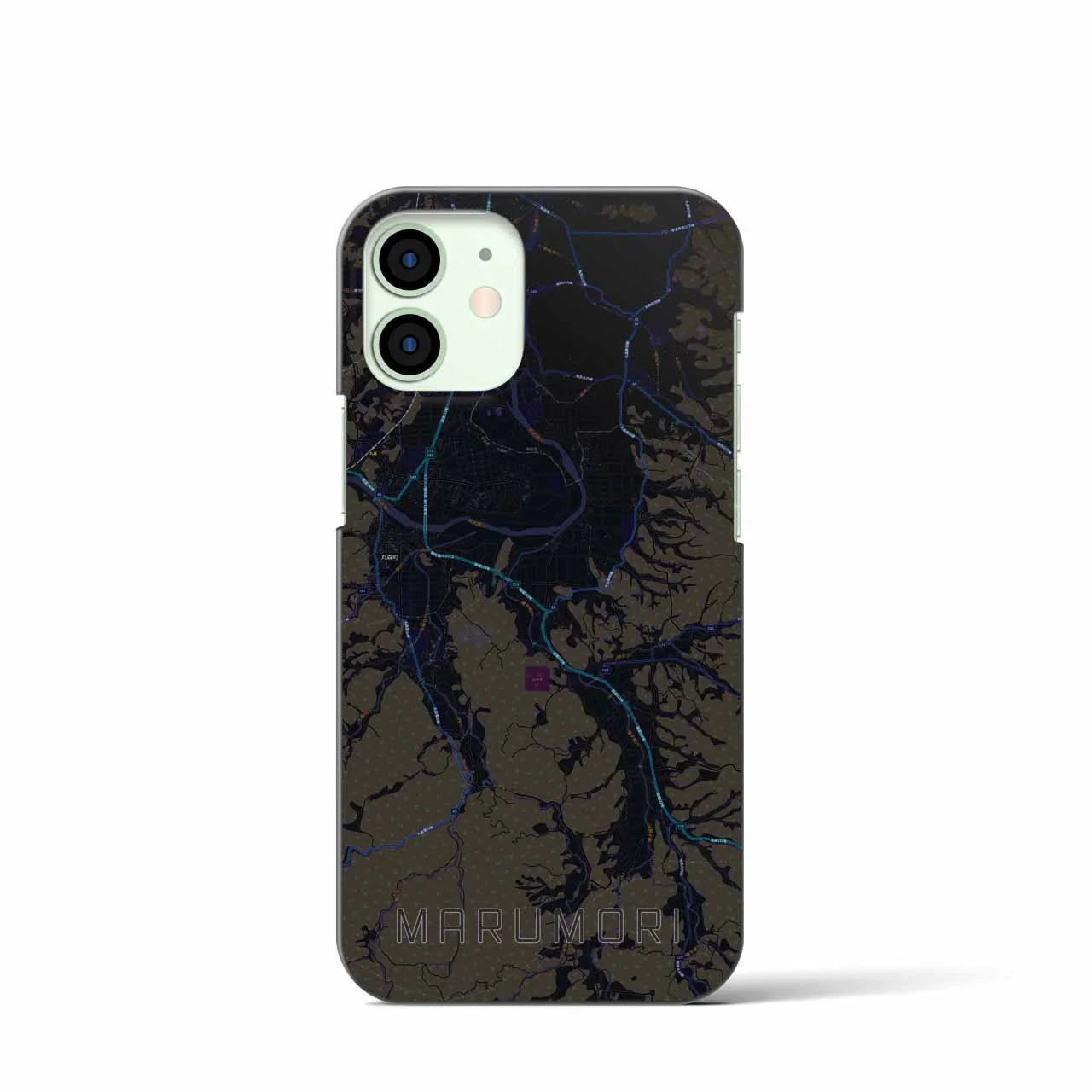 【丸森(宮城県)】地図柄iPhoneケース(バックカバータイプ)