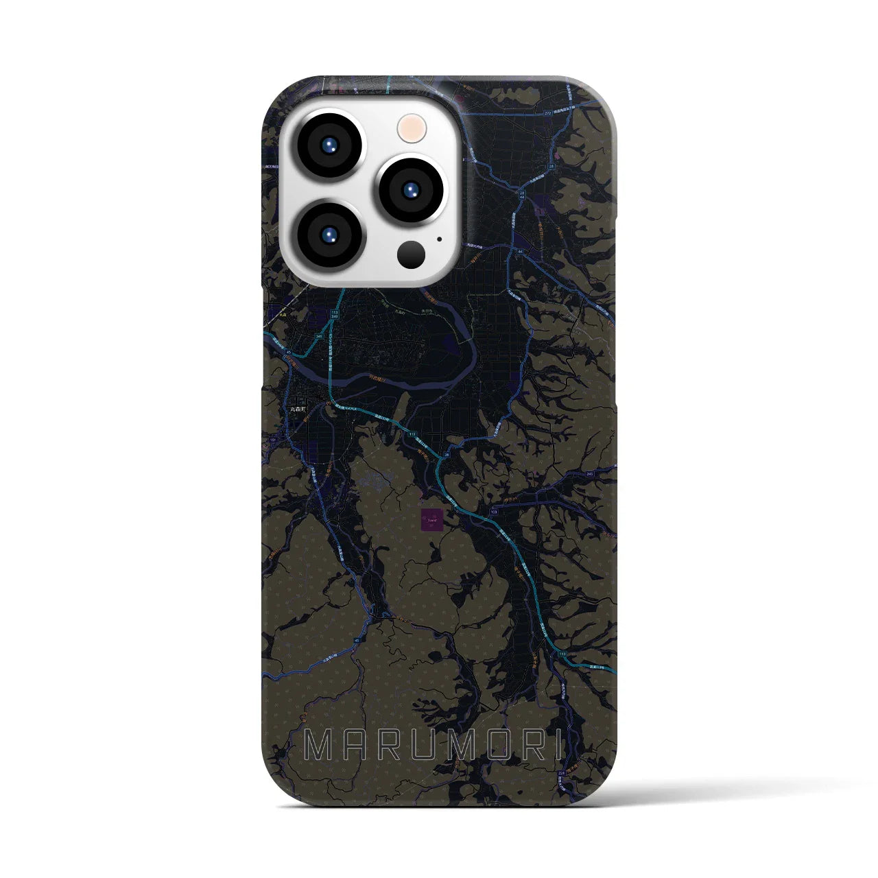 【丸森(宮城県)】地図柄iPhoneケース(バックカバータイプ)