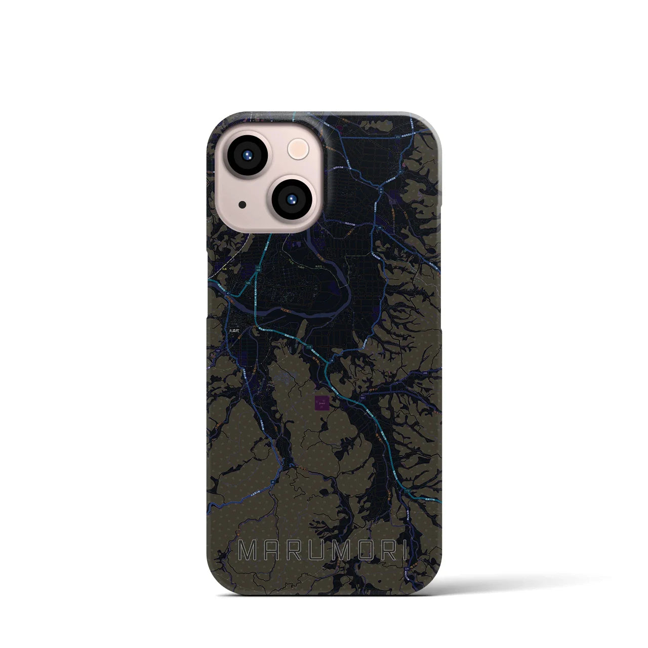 【丸森(宮城県)】地図柄iPhoneケース(バックカバータイプ)