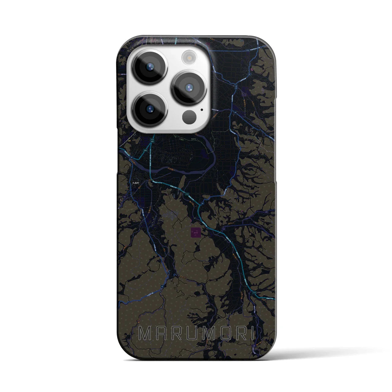 【丸森(宮城県)】地図柄iPhoneケース(バックカバータイプ)