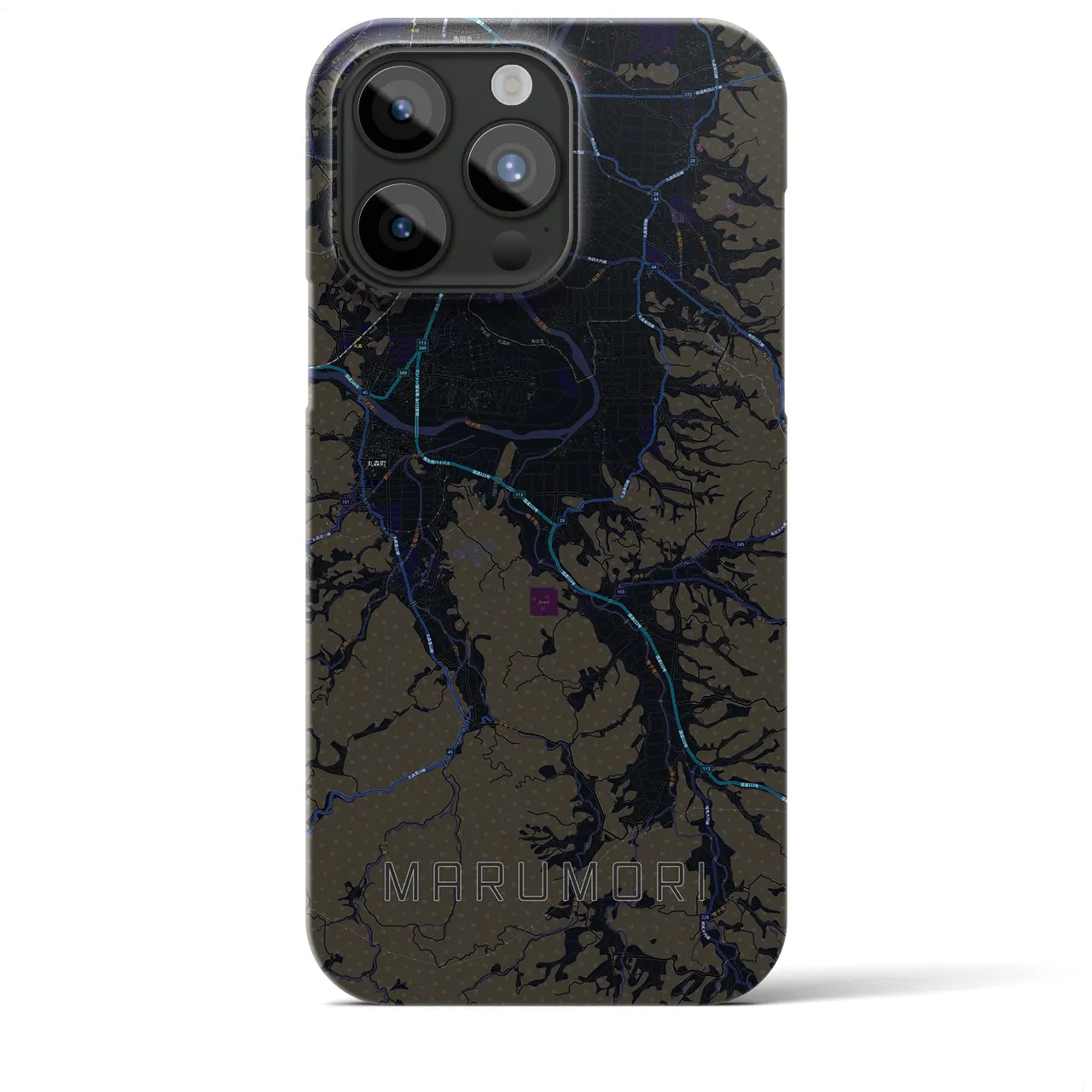 【丸森(宮城県)】地図柄iPhoneケース(バックカバータイプ)