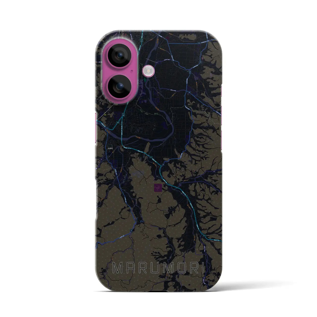 【丸森(宮城県)】地図柄iPhoneケース(バックカバータイプ)