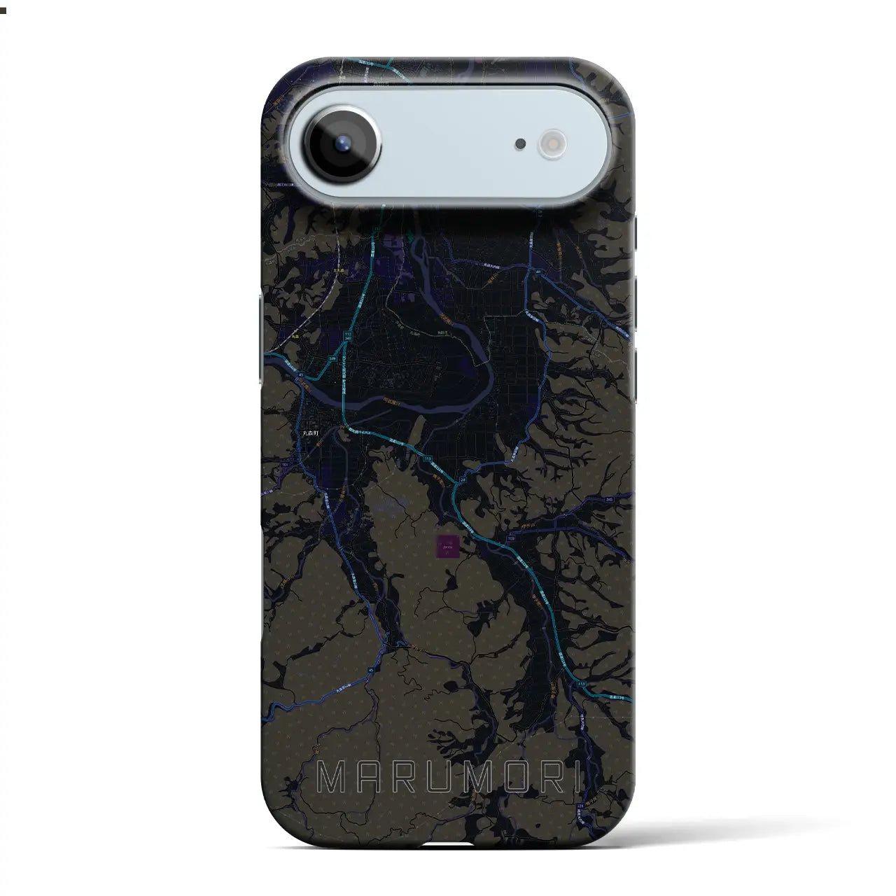 【丸森(宮城県)】地図柄iPhoneケース(バックカバータイプ)