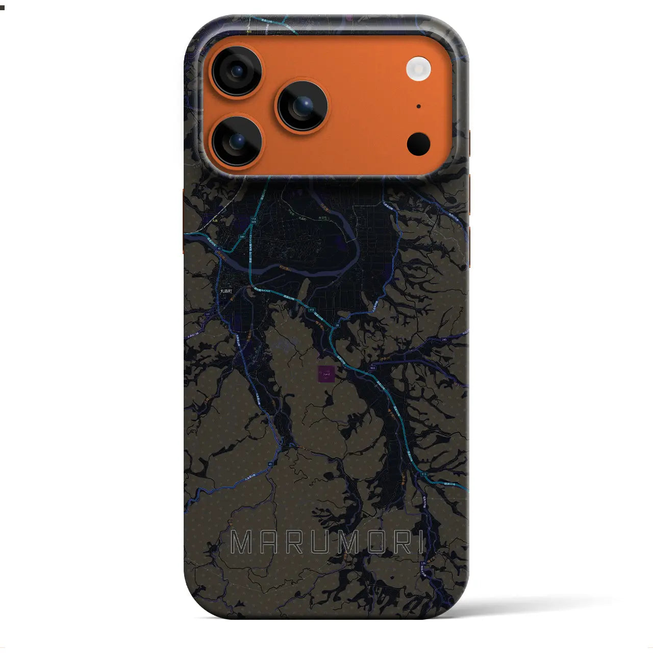 【丸森(宮城県)】地図柄iPhoneケース(バックカバータイプ)