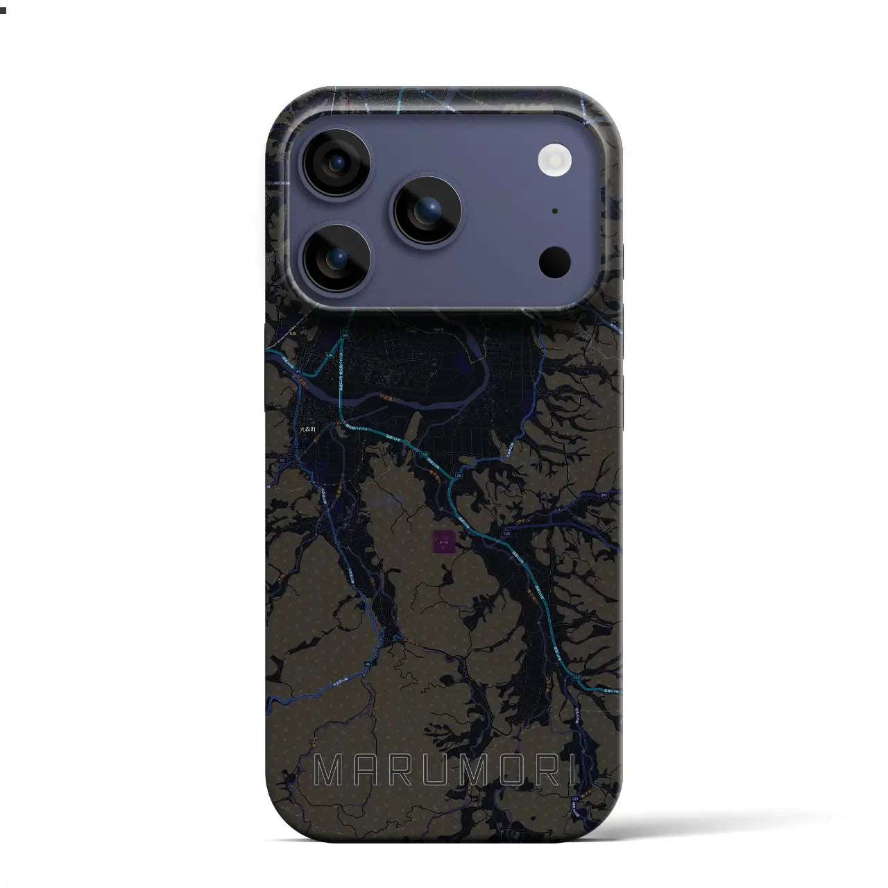 【丸森(宮城県)】地図柄iPhoneケース(バックカバータイプ)