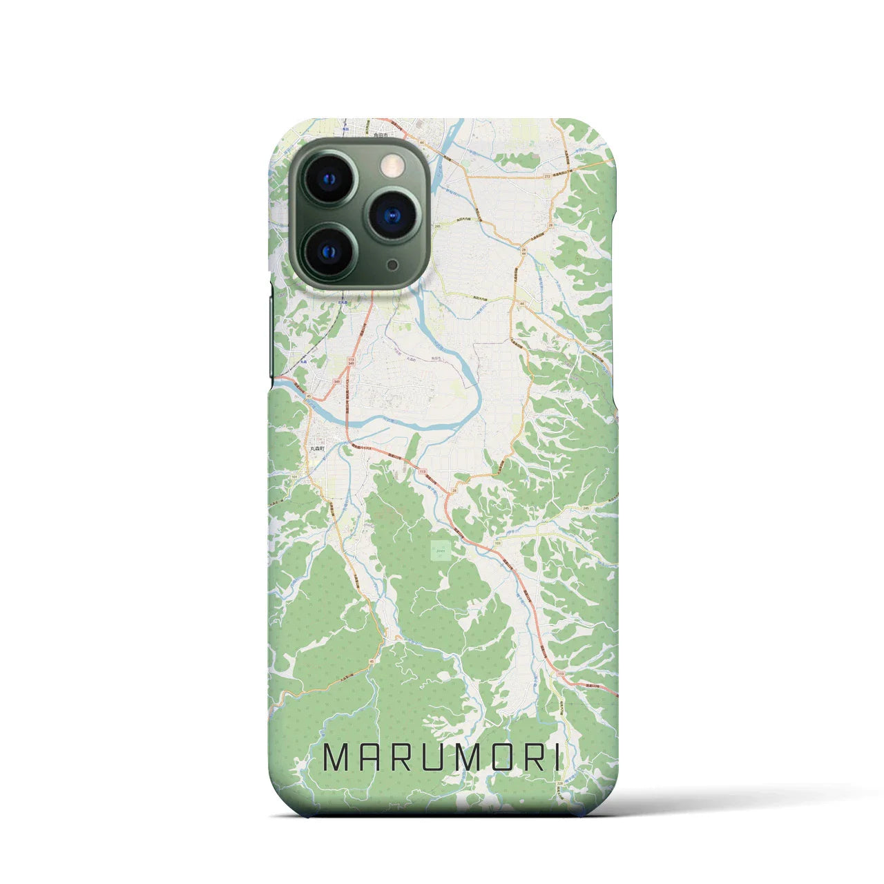 【丸森(宮城県)】地図柄iPhoneケース(バックカバータイプ)