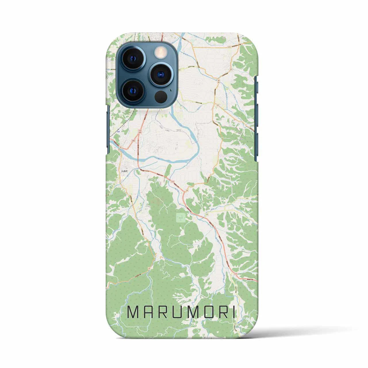 【丸森(宮城県)】地図柄iPhoneケース(バックカバータイプ)