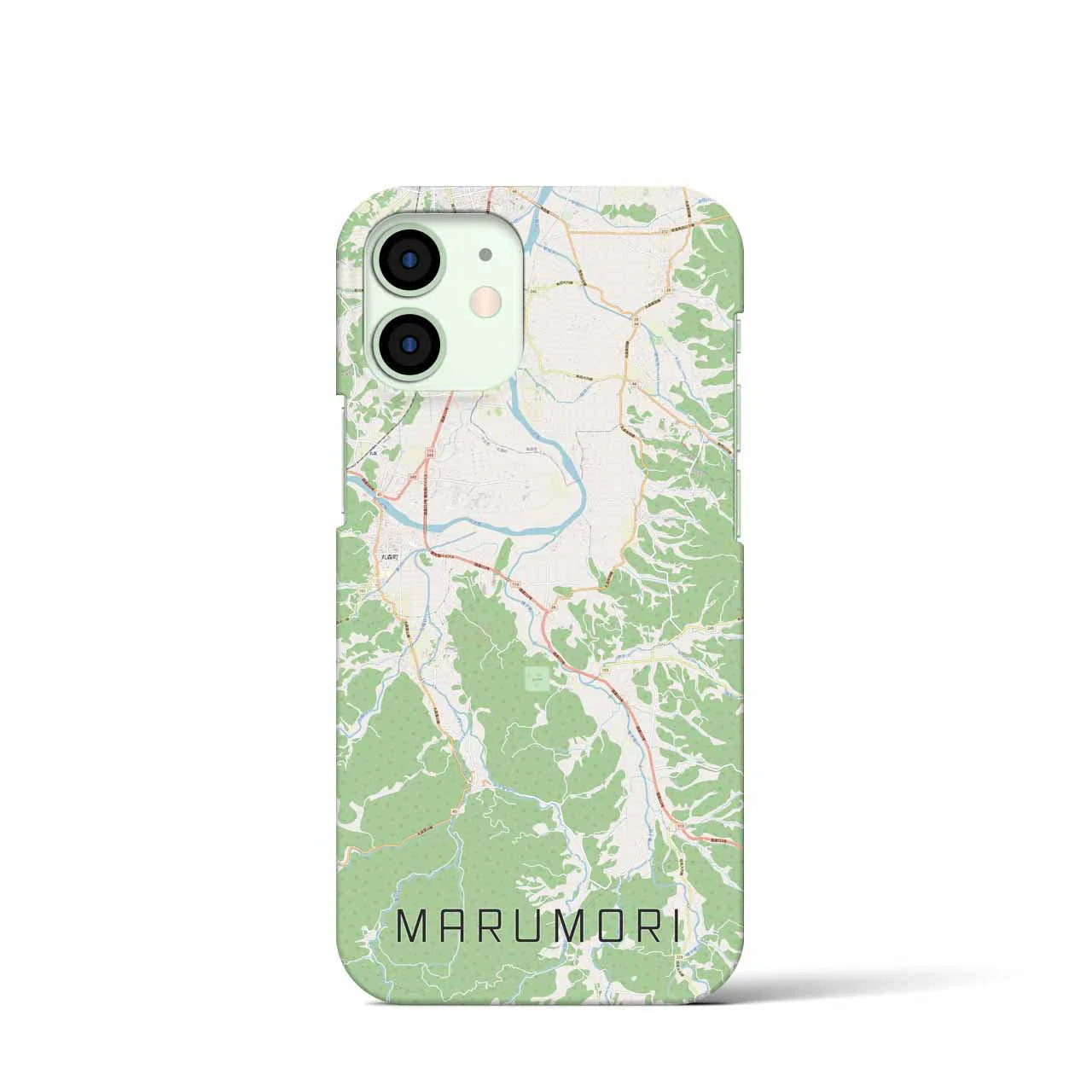 【丸森(宮城県)】地図柄iPhoneケース(バックカバータイプ)