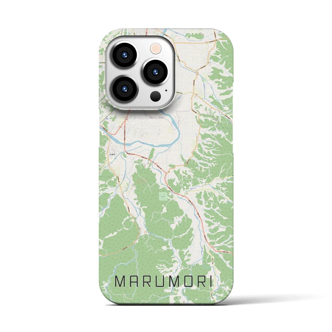 【丸森(宮城県)】地図柄iPhoneケース(バックカバータイプ)