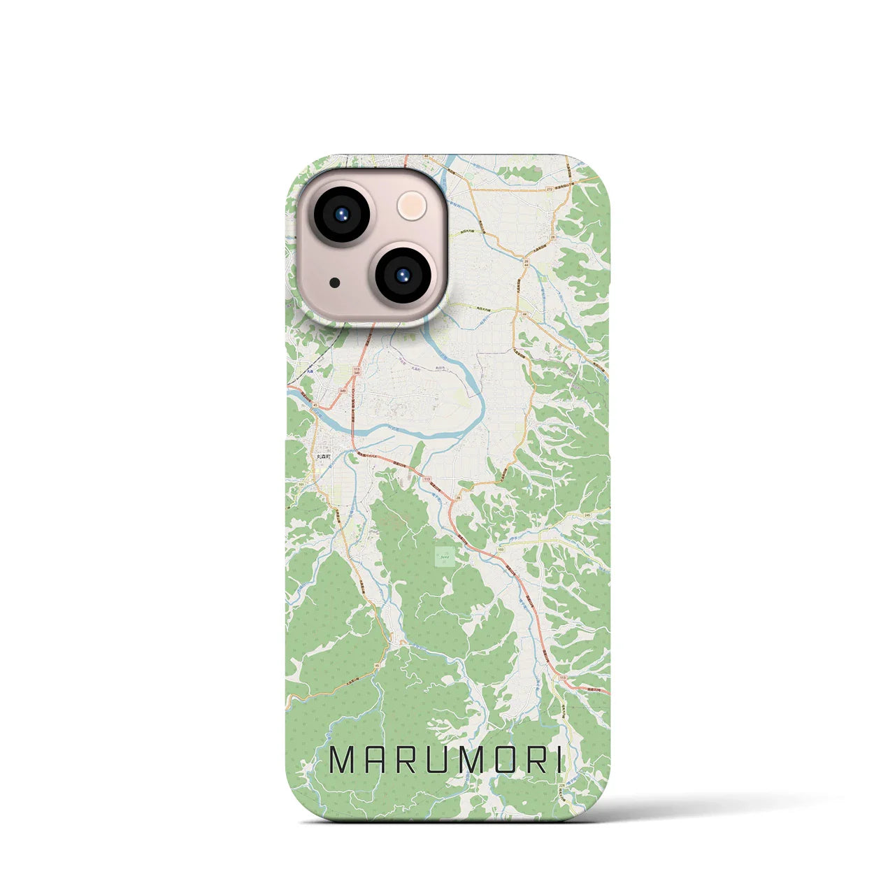 【丸森(宮城県)】地図柄iPhoneケース(バックカバータイプ)