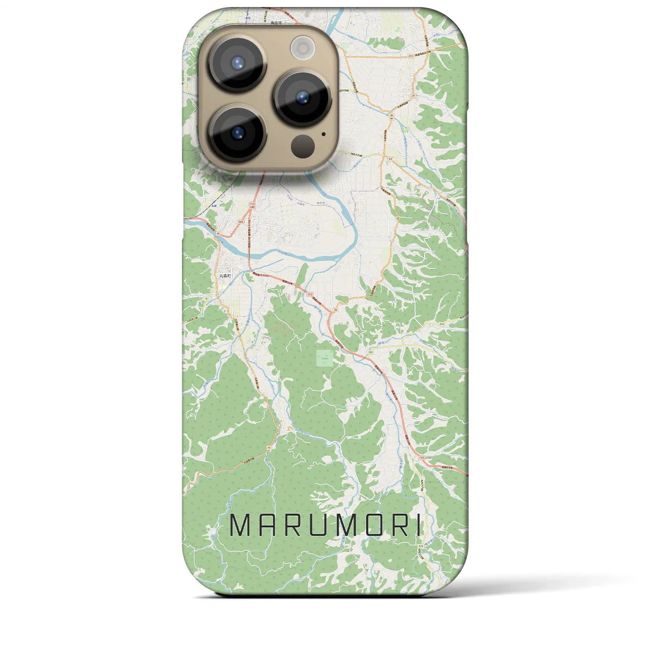 【丸森(宮城県)】地図柄iPhoneケース(バックカバータイプ)