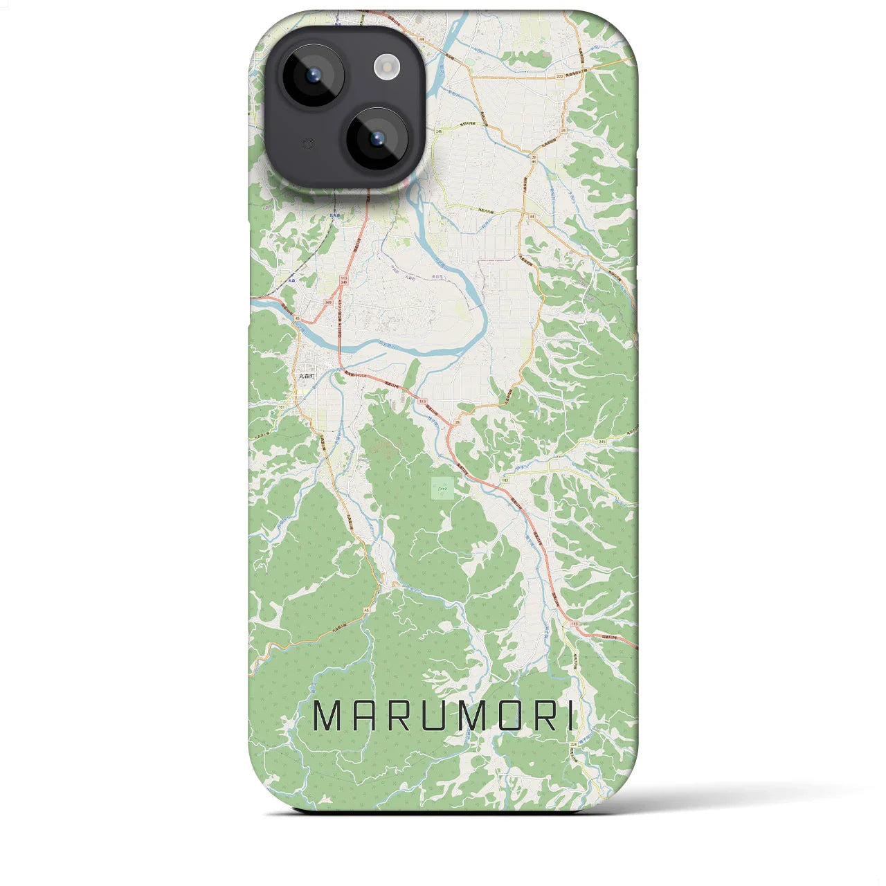 【丸森(宮城県)】地図柄iPhoneケース(バックカバータイプ)