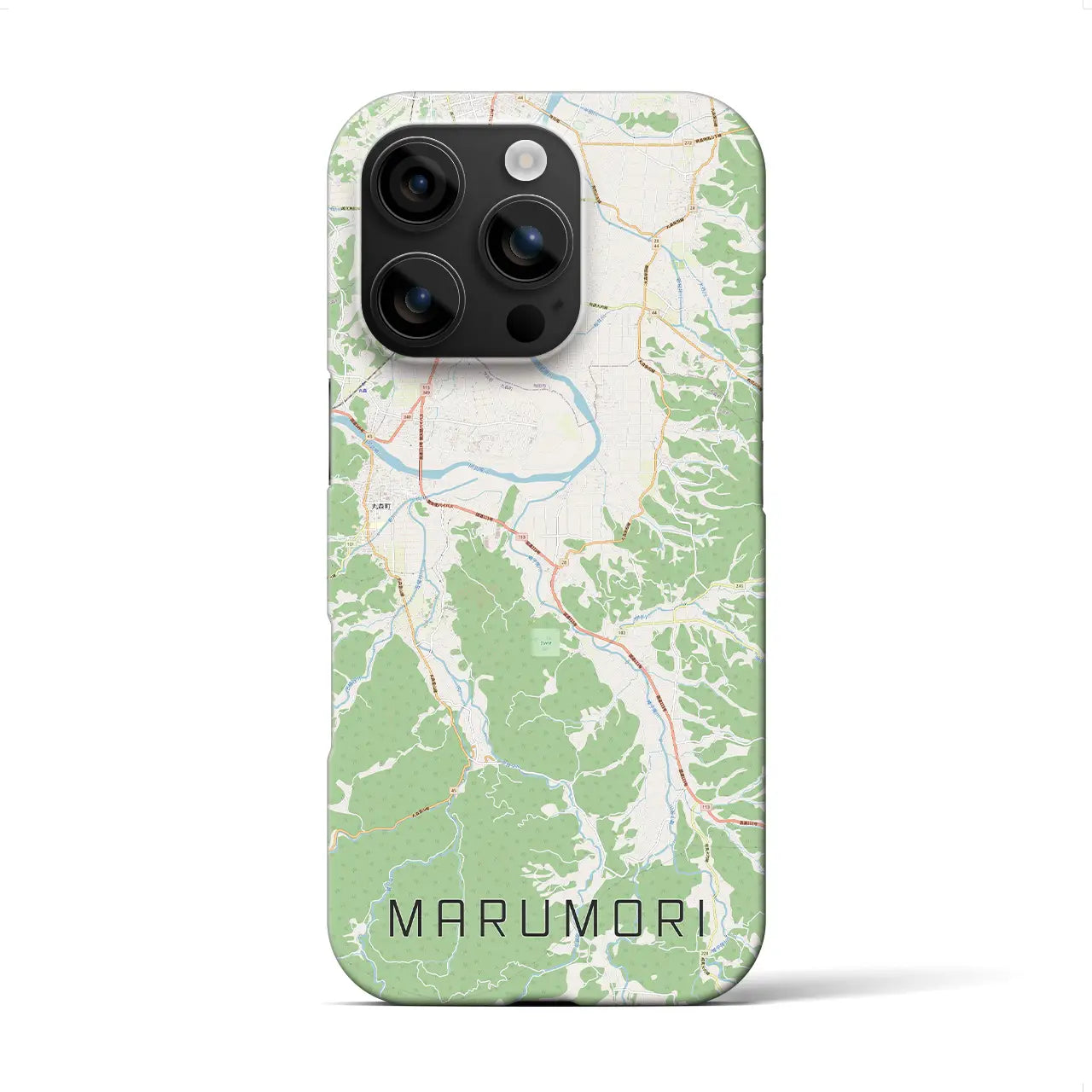 【丸森(宮城県)】地図柄iPhoneケース(バックカバータイプ)