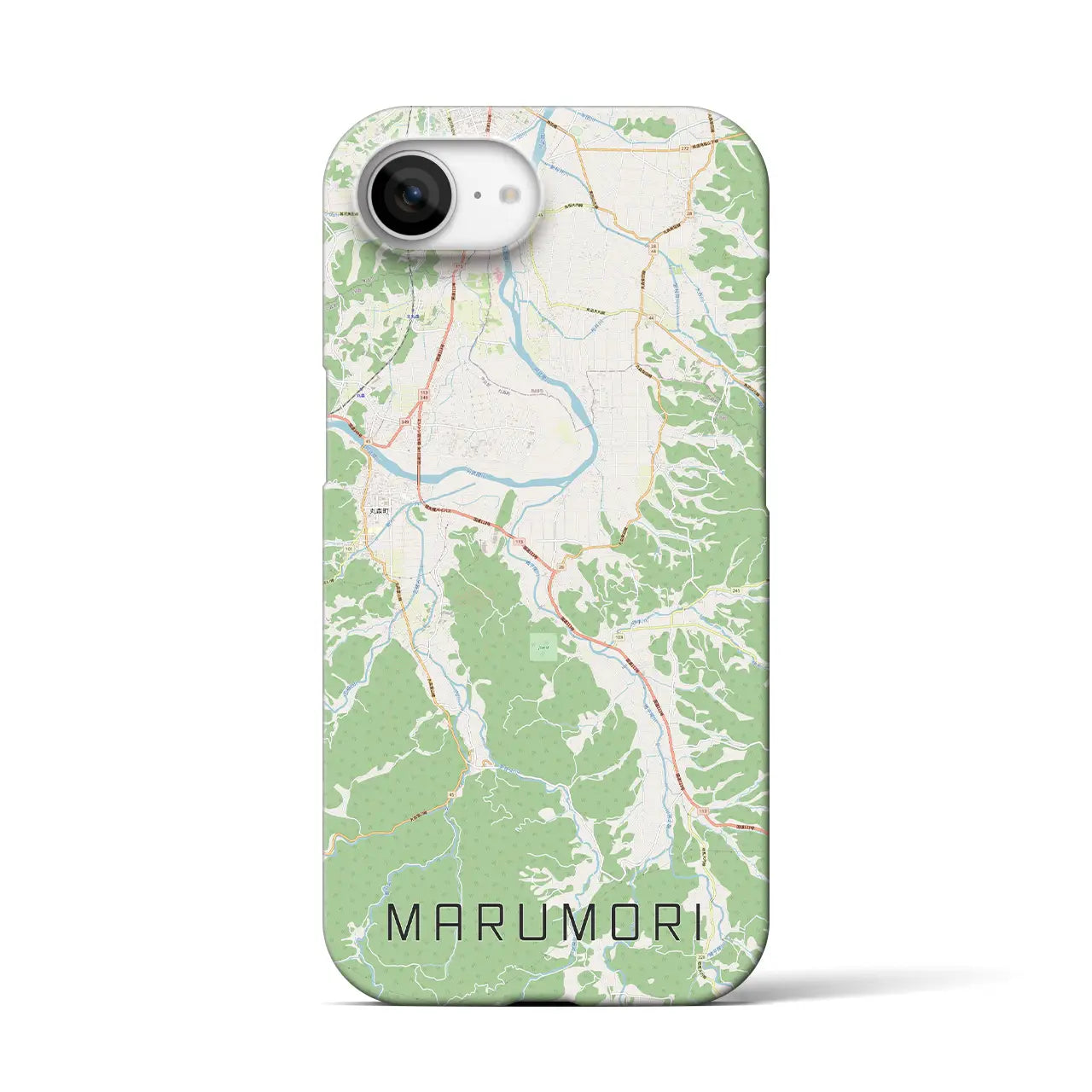 【丸森(宮城県)】地図柄iPhoneケース(バックカバータイプ)