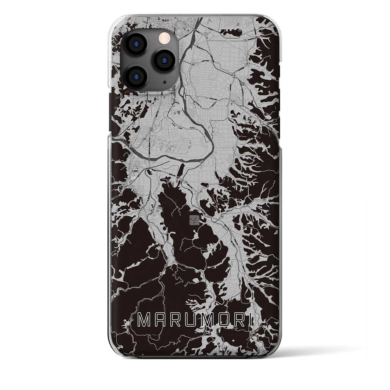 【丸森(宮城県)】地図柄iPhoneケース(クリアタイプ)